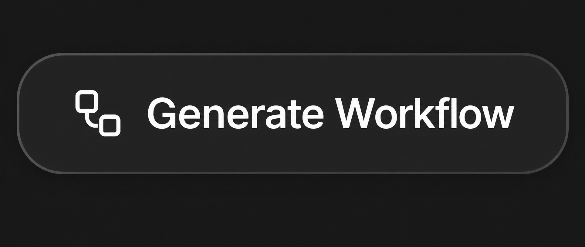 Workflow generation screenshot